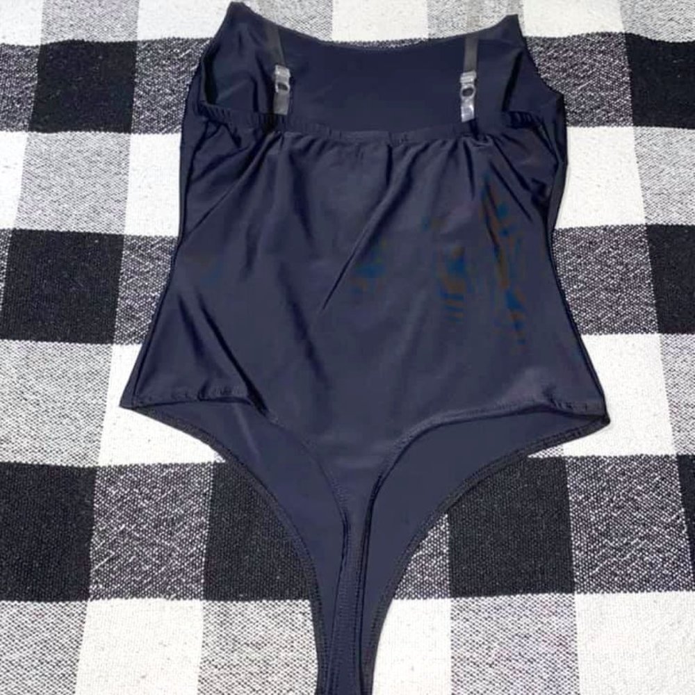 Womens Bodysuit with clear straps